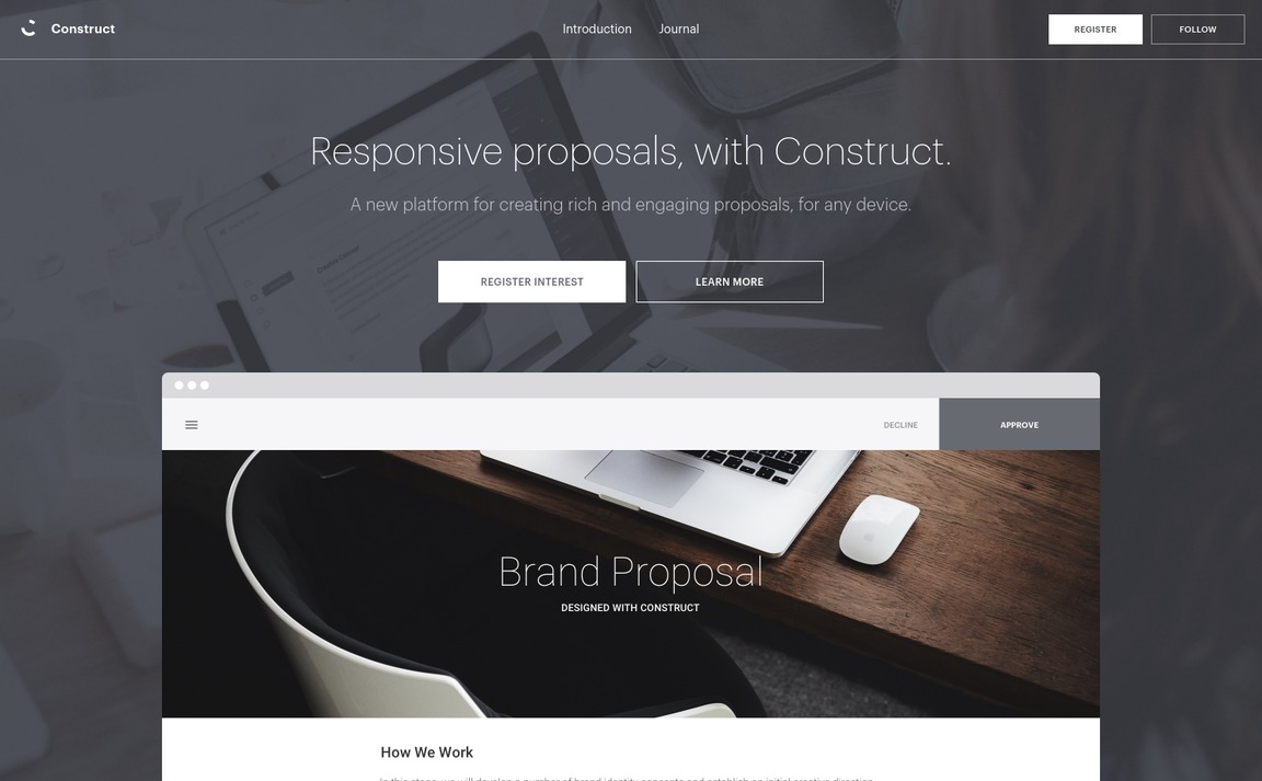 Web Design Inspiration - Construct