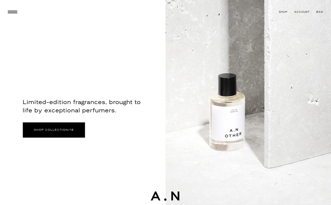 Web Design Inspiration - A. N. Other