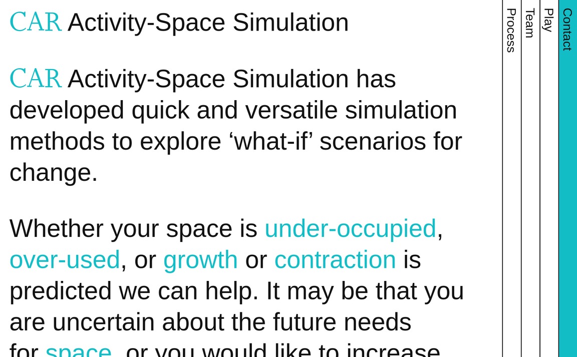 Web Design Inspiration - Activity-Space Simulation