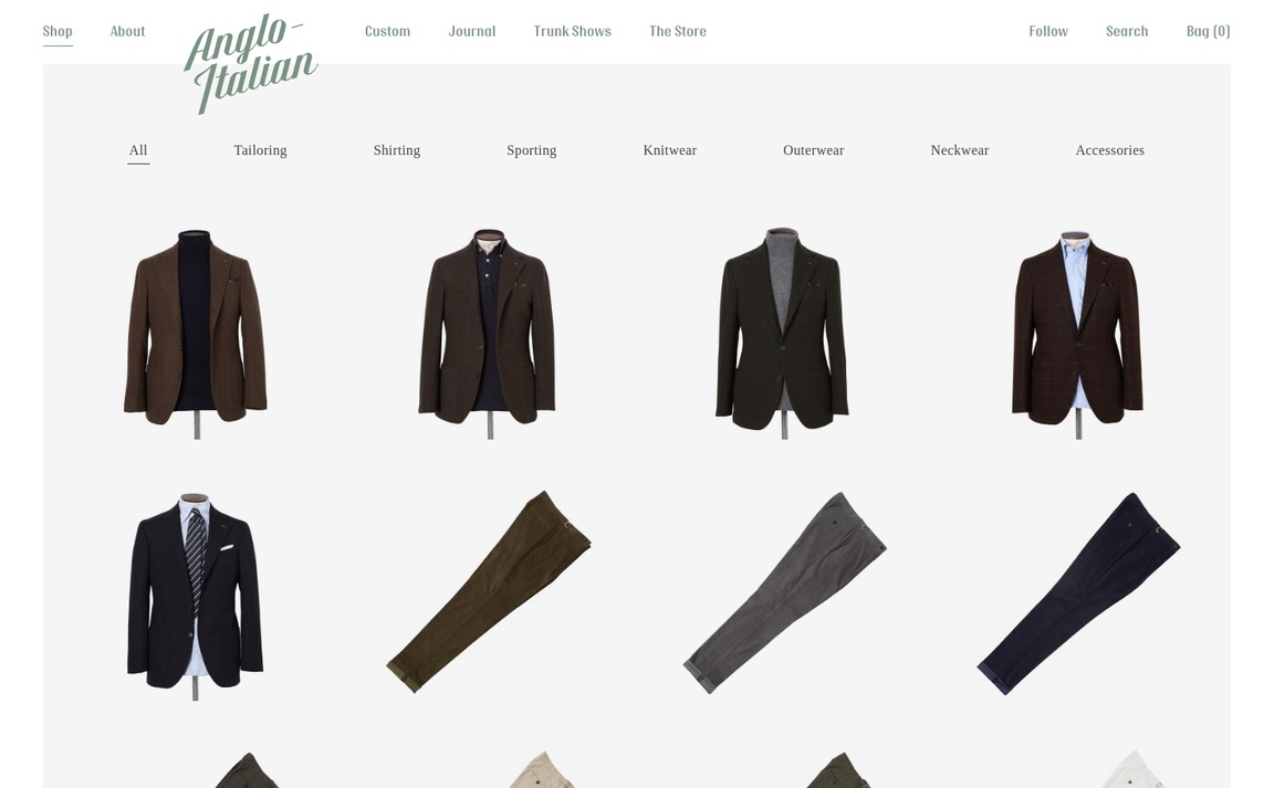 Web Design Inspiration - Anglo-Italian