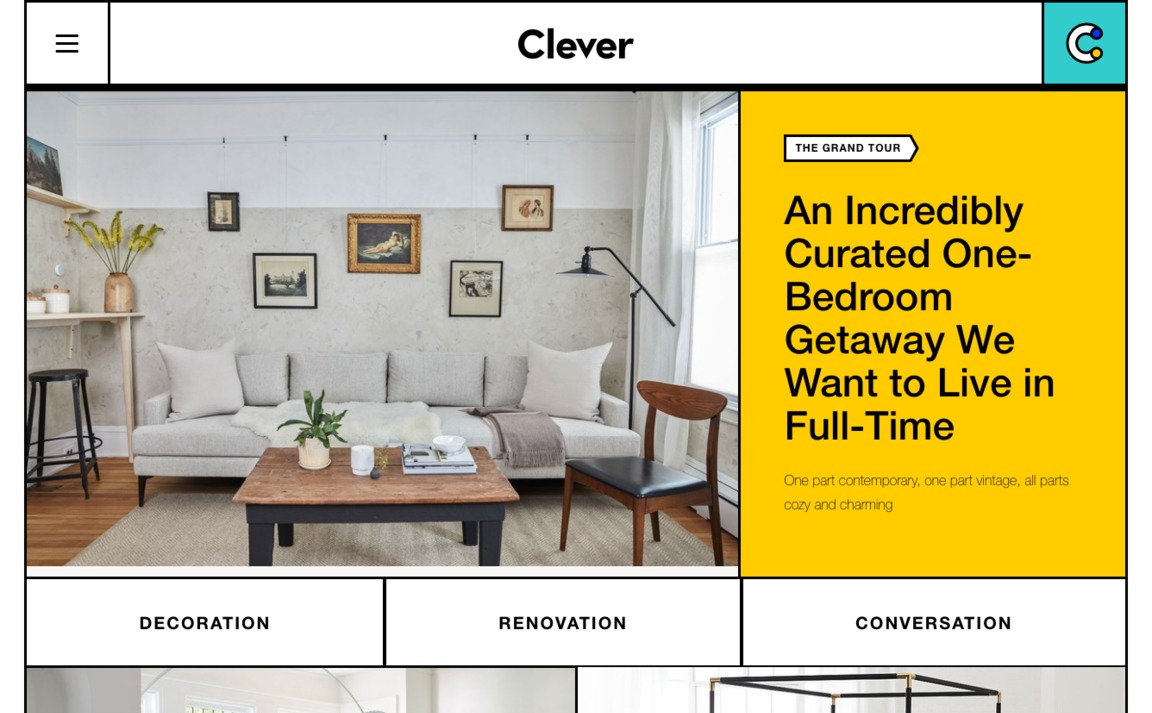 Web Design Inspiration - Architectural Digest — Clever