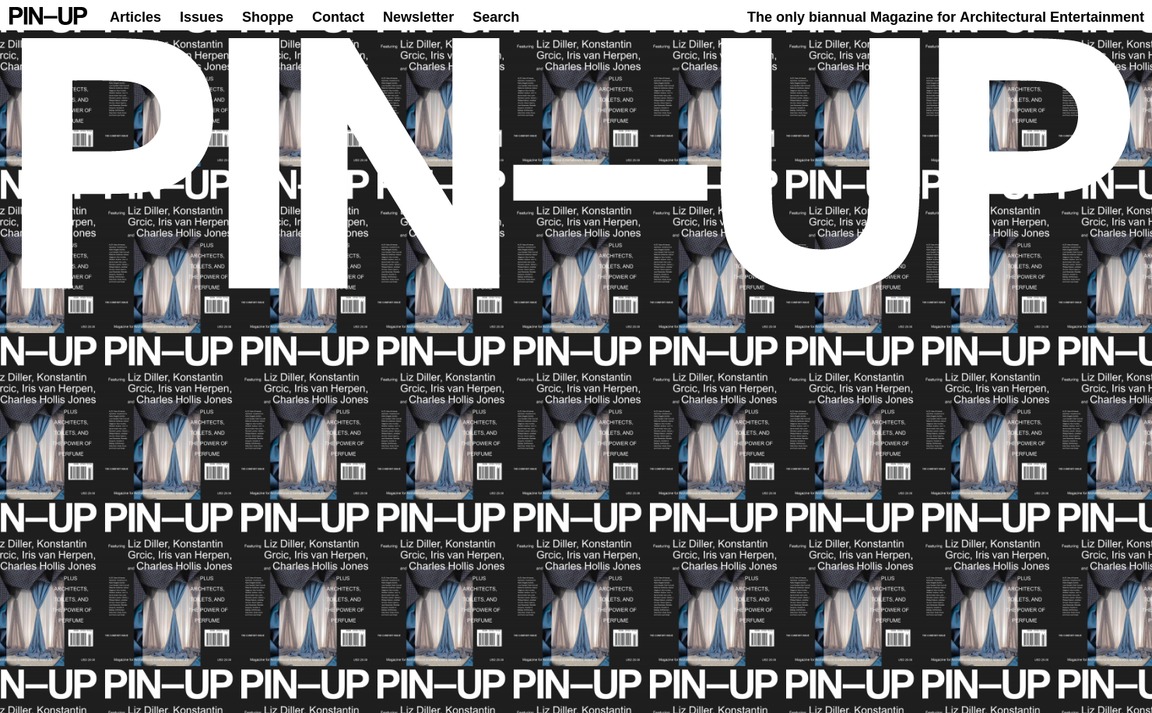 Web Design Inspiration - PIN–UP Magazine