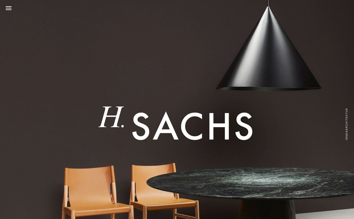 Web Design Inspiration - H. Sachs