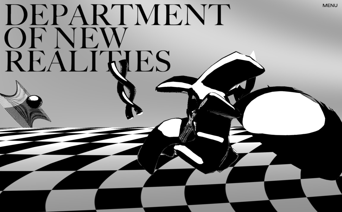 Web Design Inspiration - Department of New Realities