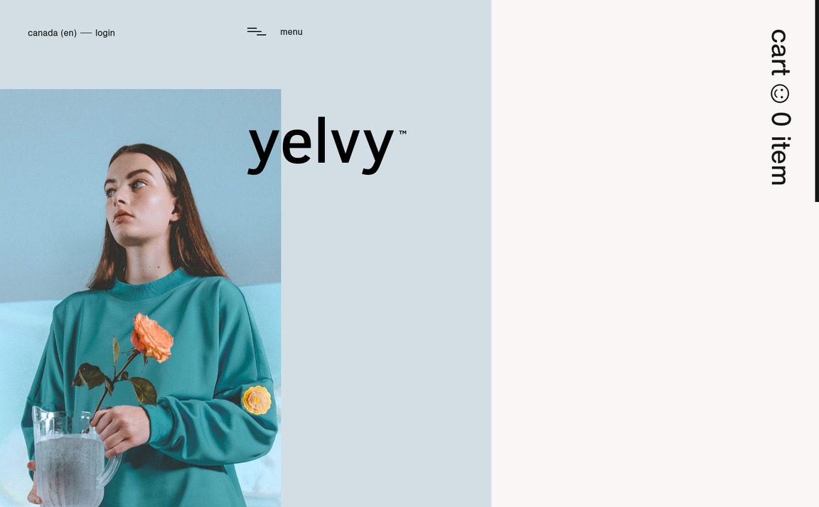 Web Design Inspiration - Yelvy