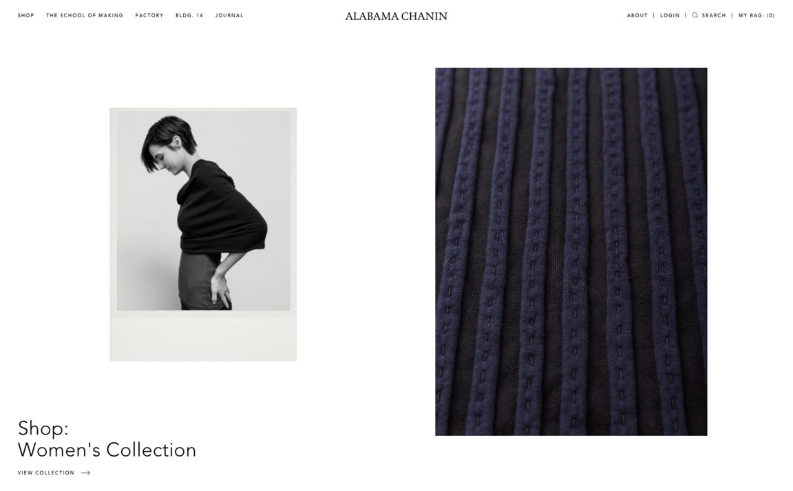 Web Design Inspiration - Alabama Chanin