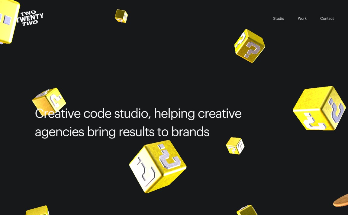 Web Design Inspiration - Twotwenytwo