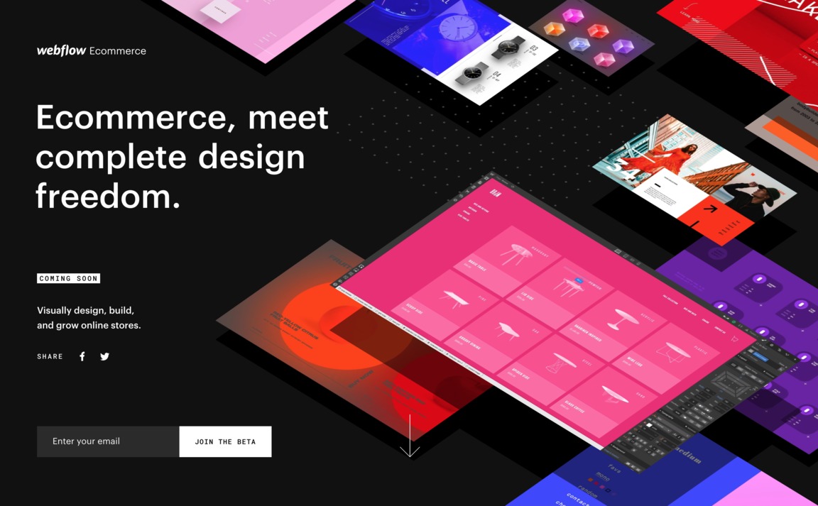 Web Design Inspiration - Webflow Ecommerce