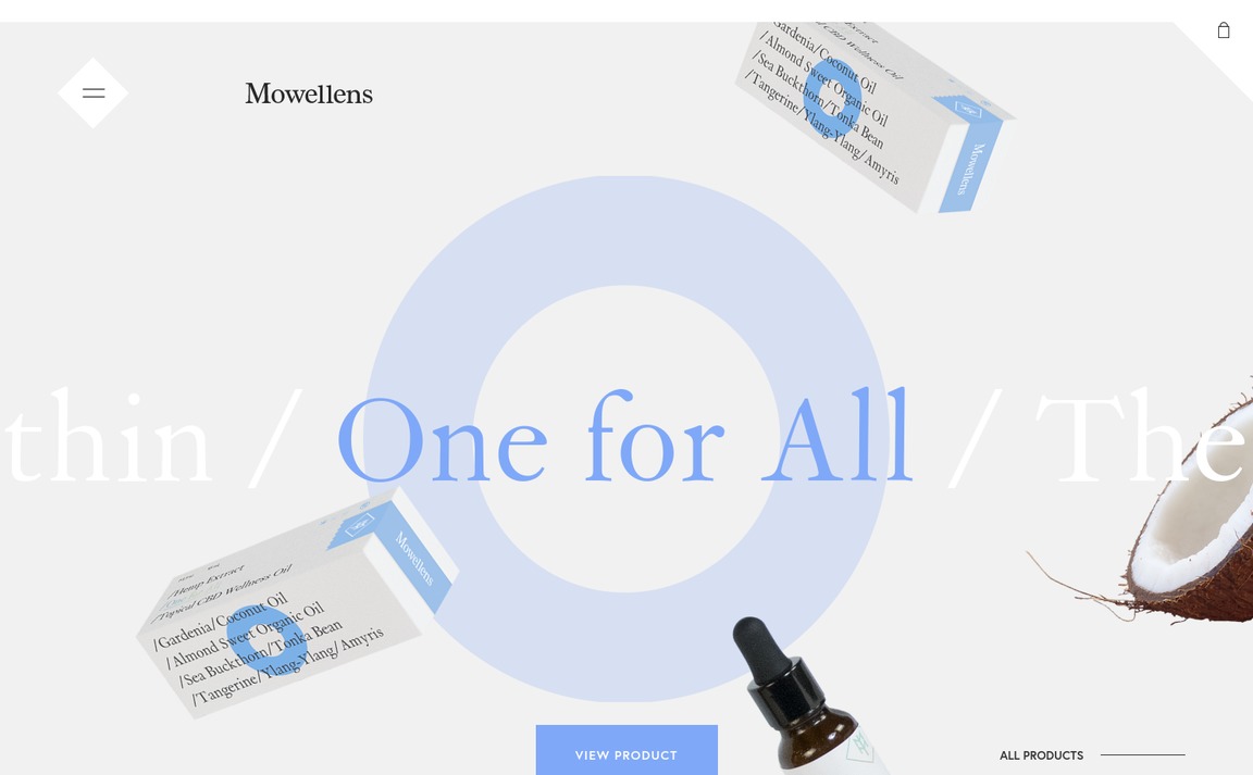 Web Design Inspiration - Mowellens