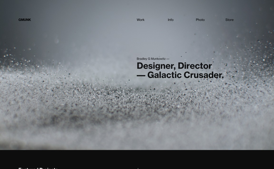 Web Design Inspiration - GMUNK