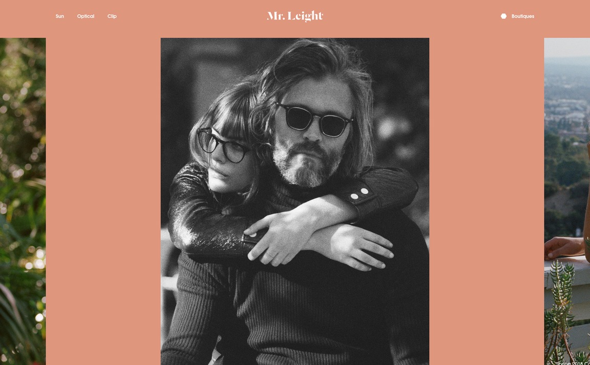 Web Design Inspiration - Mr. Leight