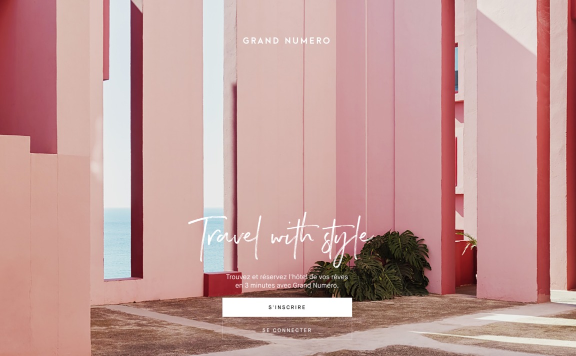 Web Design Inspiration - Grand Numéro