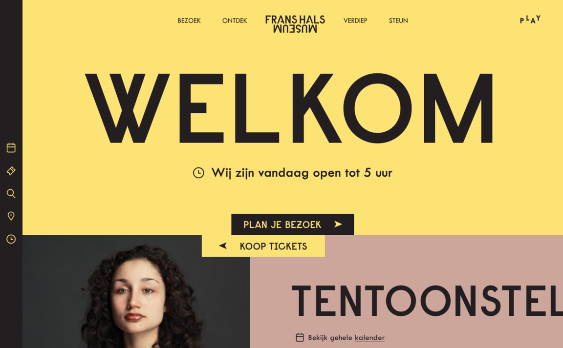 Web Design Inspiration - Frans Hals Museum