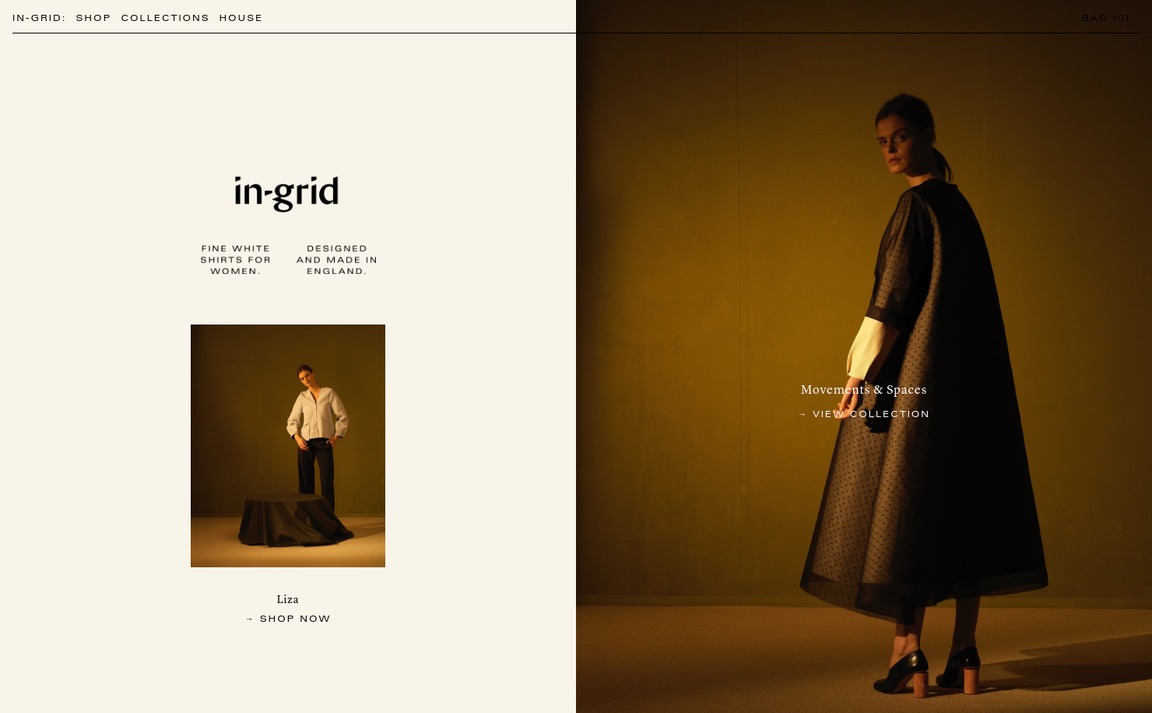 Web Design Inspiration - In Grid