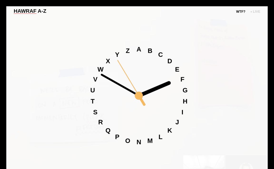Web Design Inspiration - HAWRAF A-Z