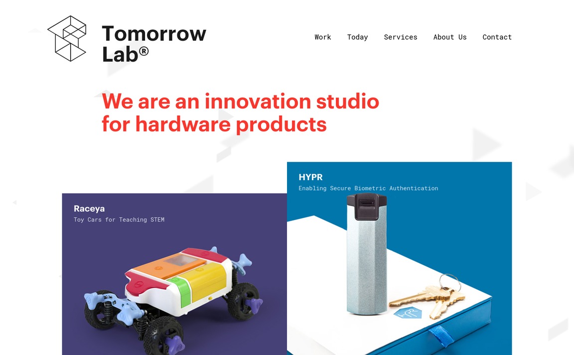 Web Design Inspiration - Tomorrow Lab