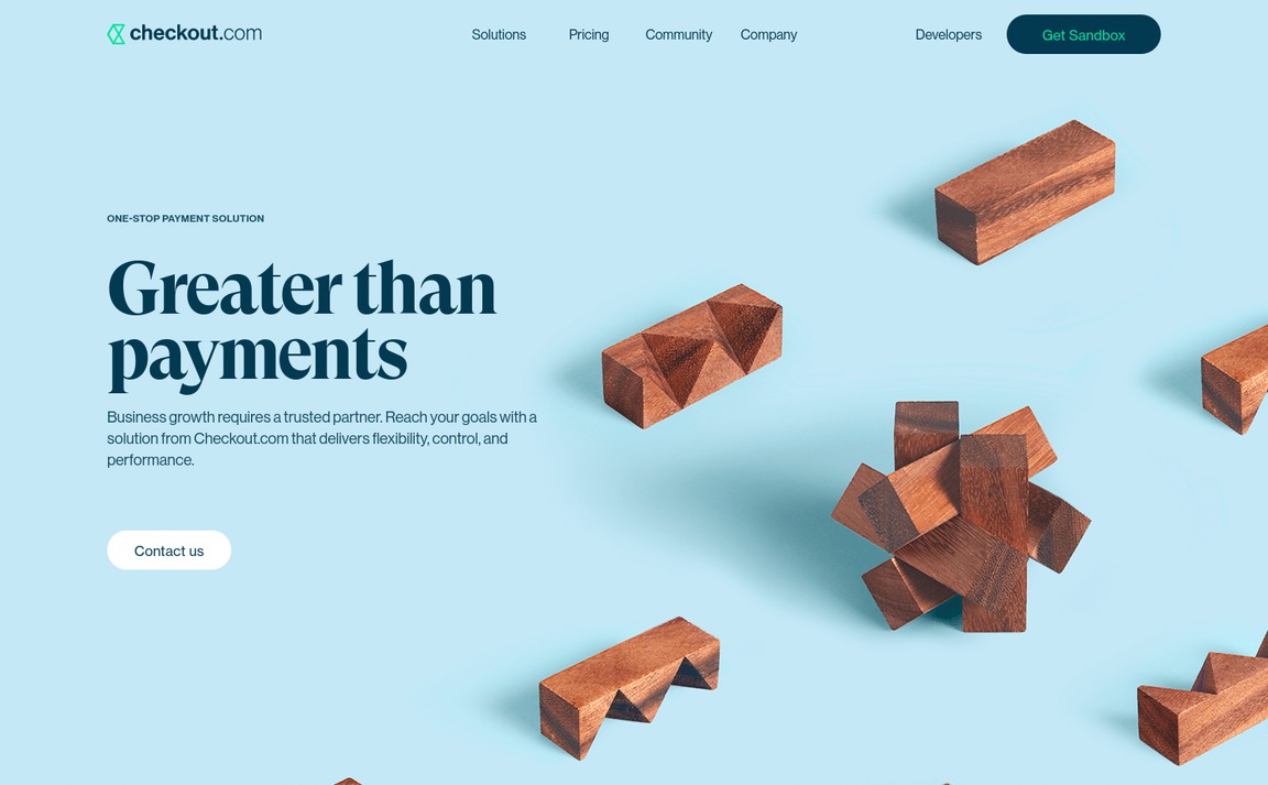 Web Design Inspiration - Checkout.com
