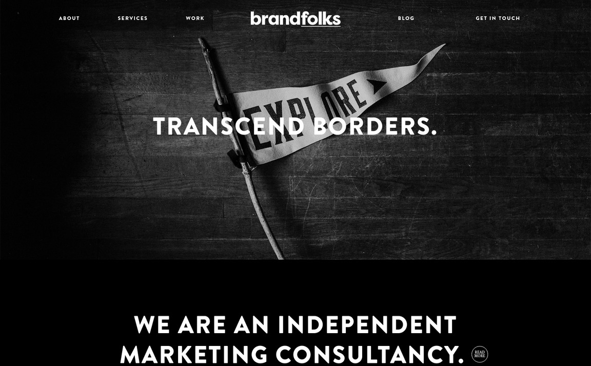 Web Design Inspiration - Brandfolks