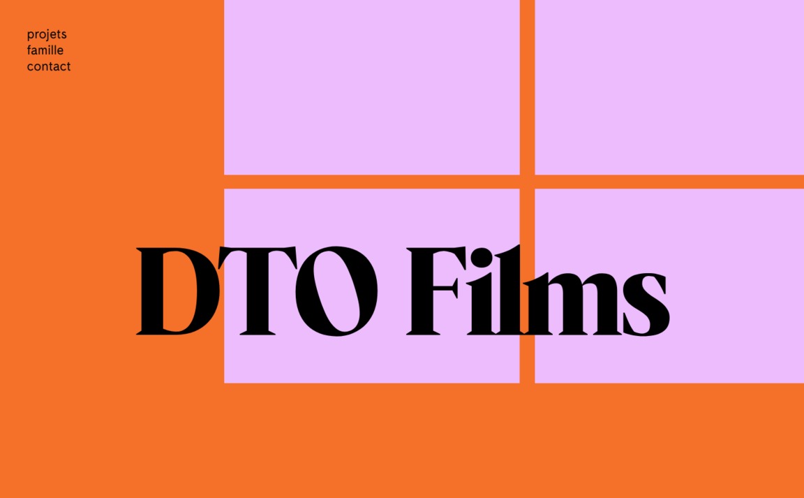 Web Design Inspiration - DTO Films