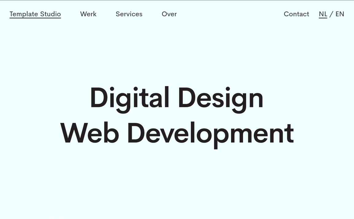 Web Design Inspiration - Template Studio