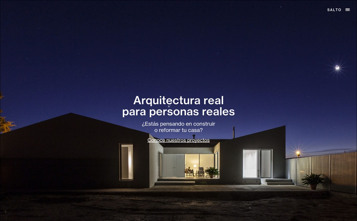 Web Design Inspiration - Salto Proyectos