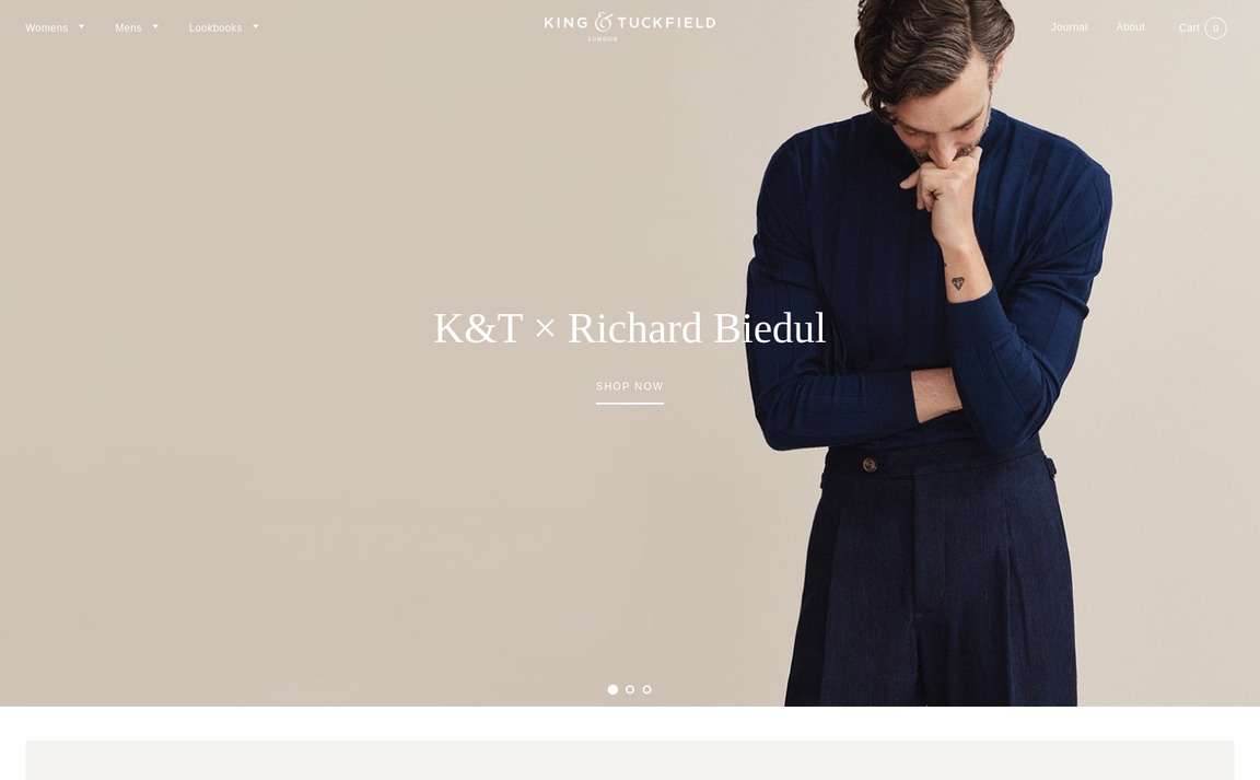 Web Design Inspiration - King & Tuckfield