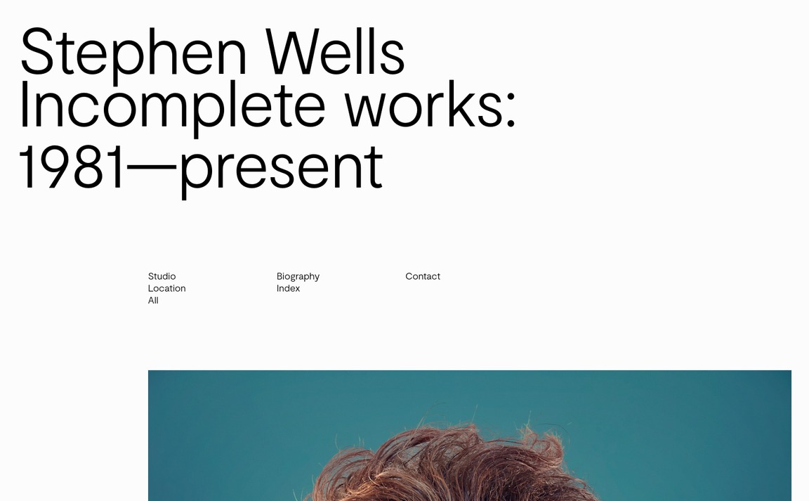 Web Design Inspiration - Stephen Wells