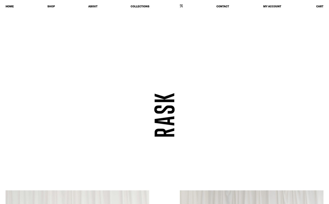 Web Design Inspiration - RASK