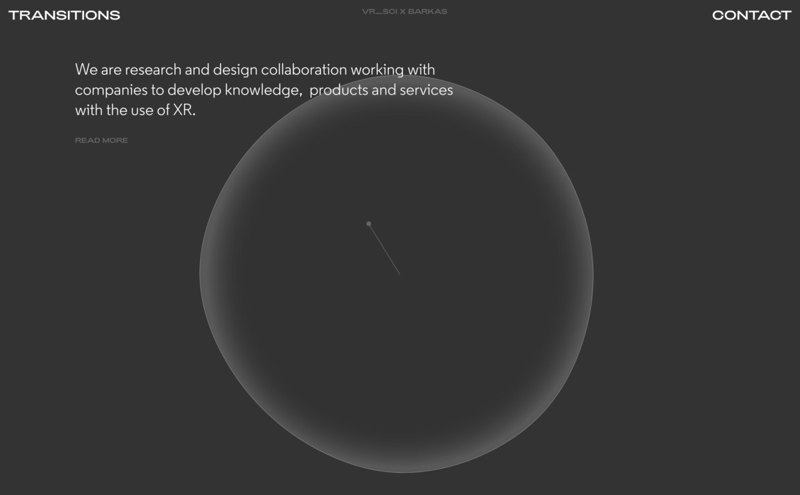 Web Design Inspiration - Transitions
