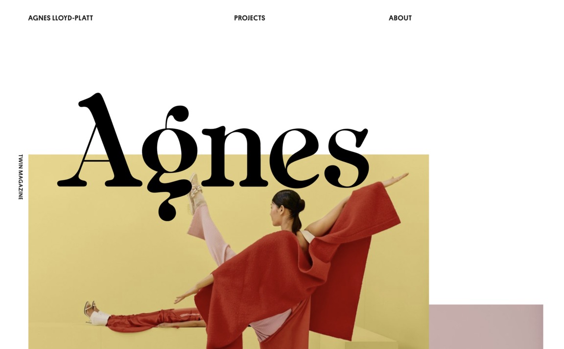 Web Design Inspiration - Agnes Lloyd-Platt