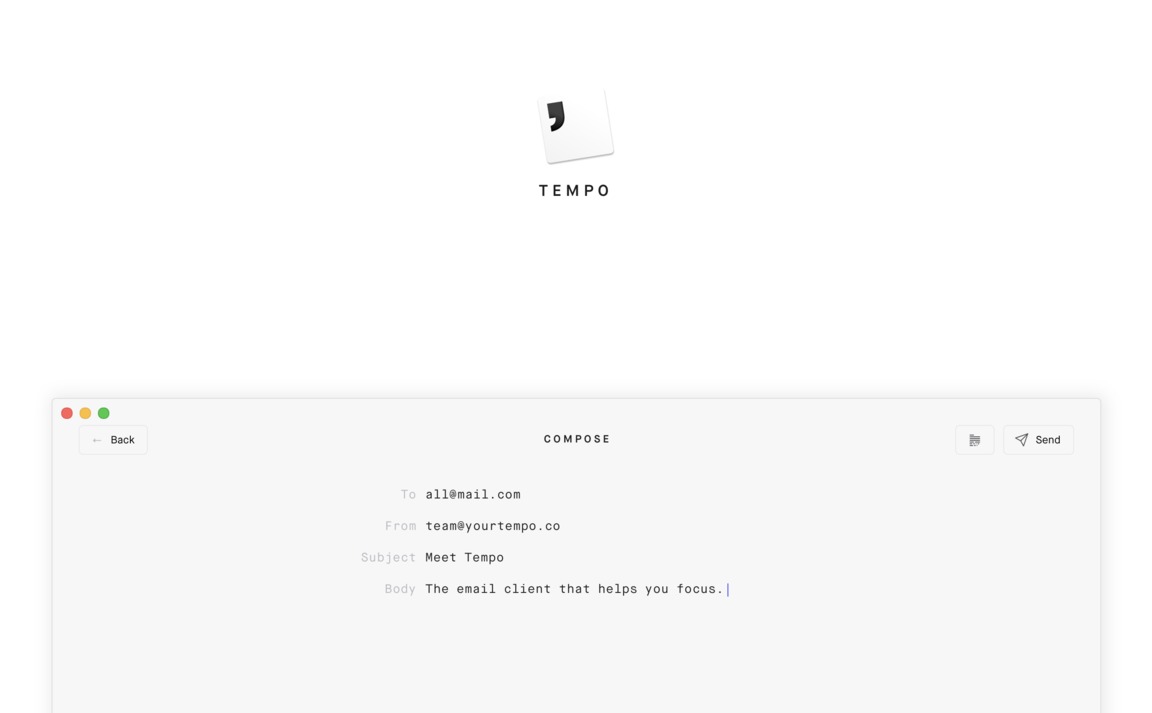 Web Design Inspiration - Tempo