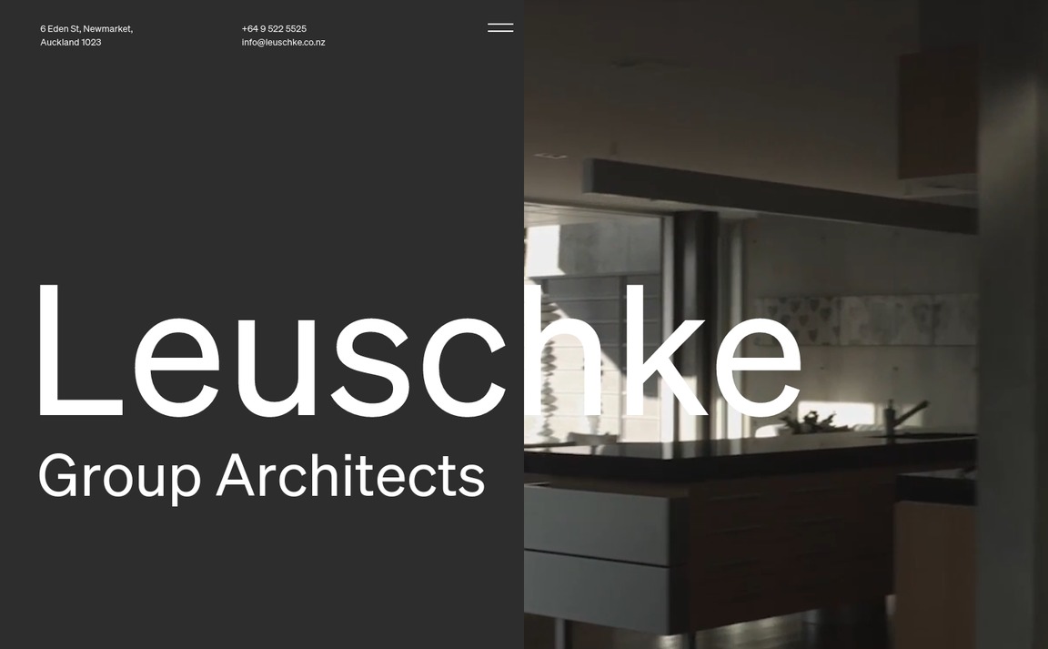 Web Design Inspiration - Leuschke Group Architects