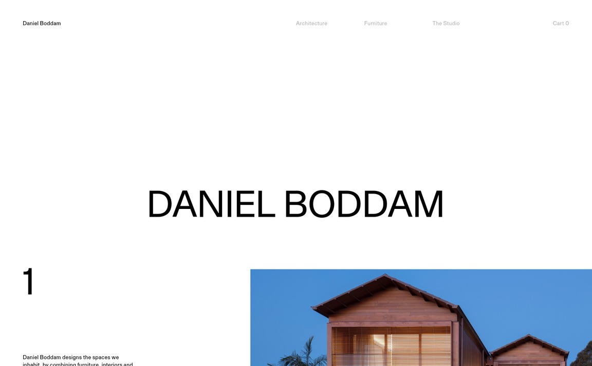Web Design Inspiration - Daniel Boddam