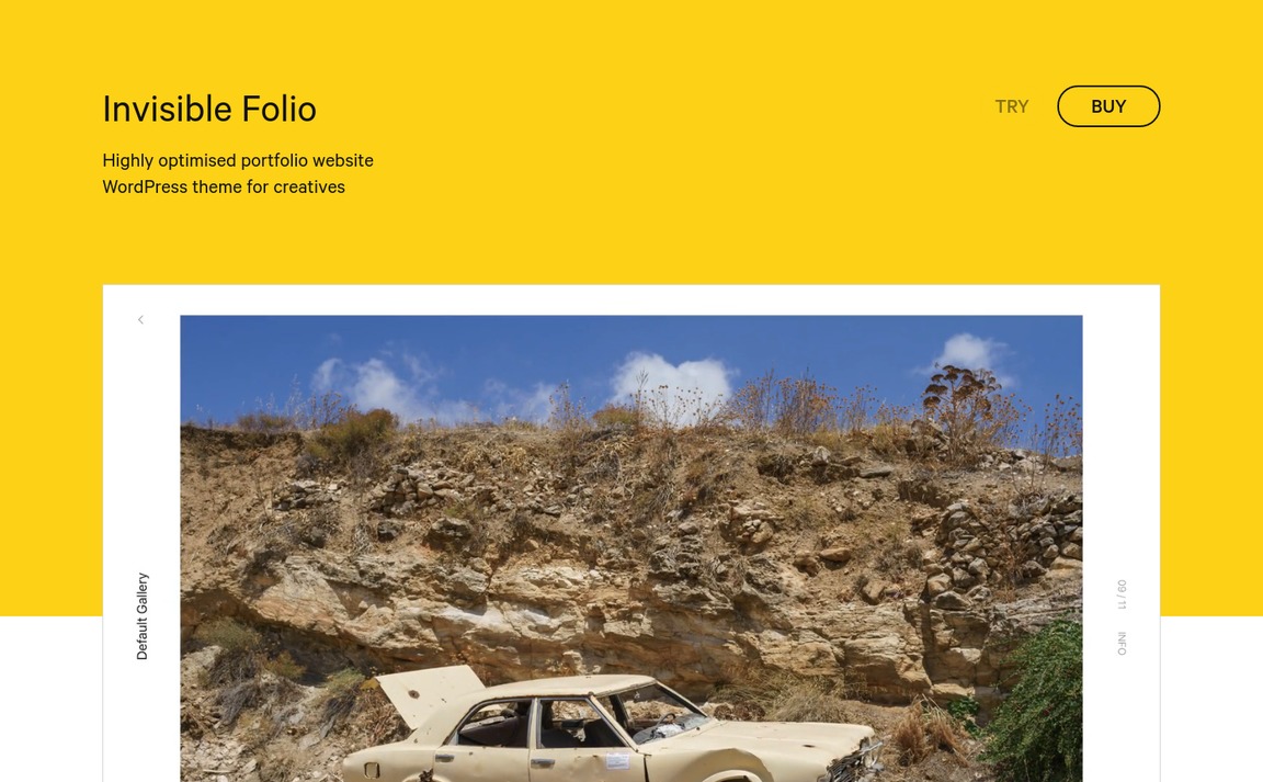 Web Design Inspiration - Invisible Folio