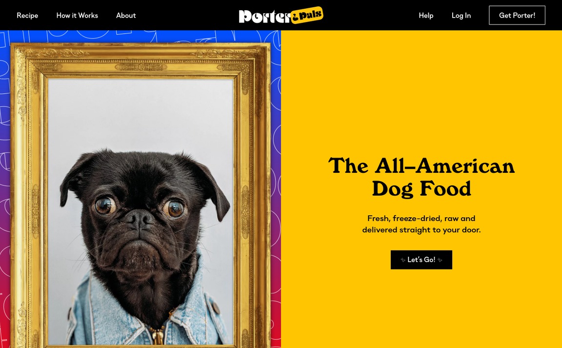 Web Design Inspiration - Porter & Pals