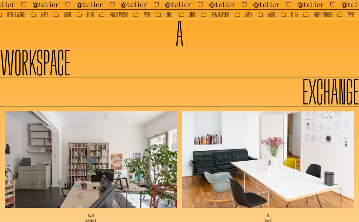 Web Design Inspiration - @telier