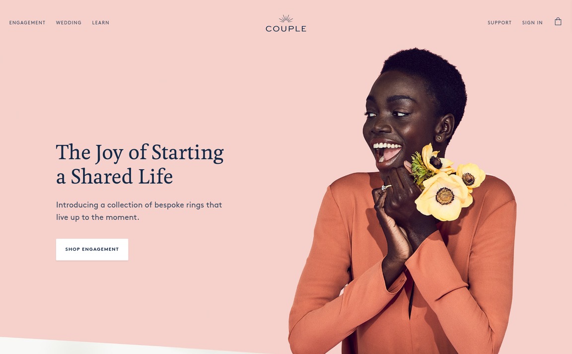 Web Design Inspiration - Couple