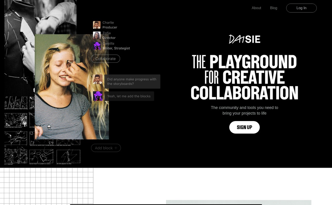 Web Design Inspiration - Daisie