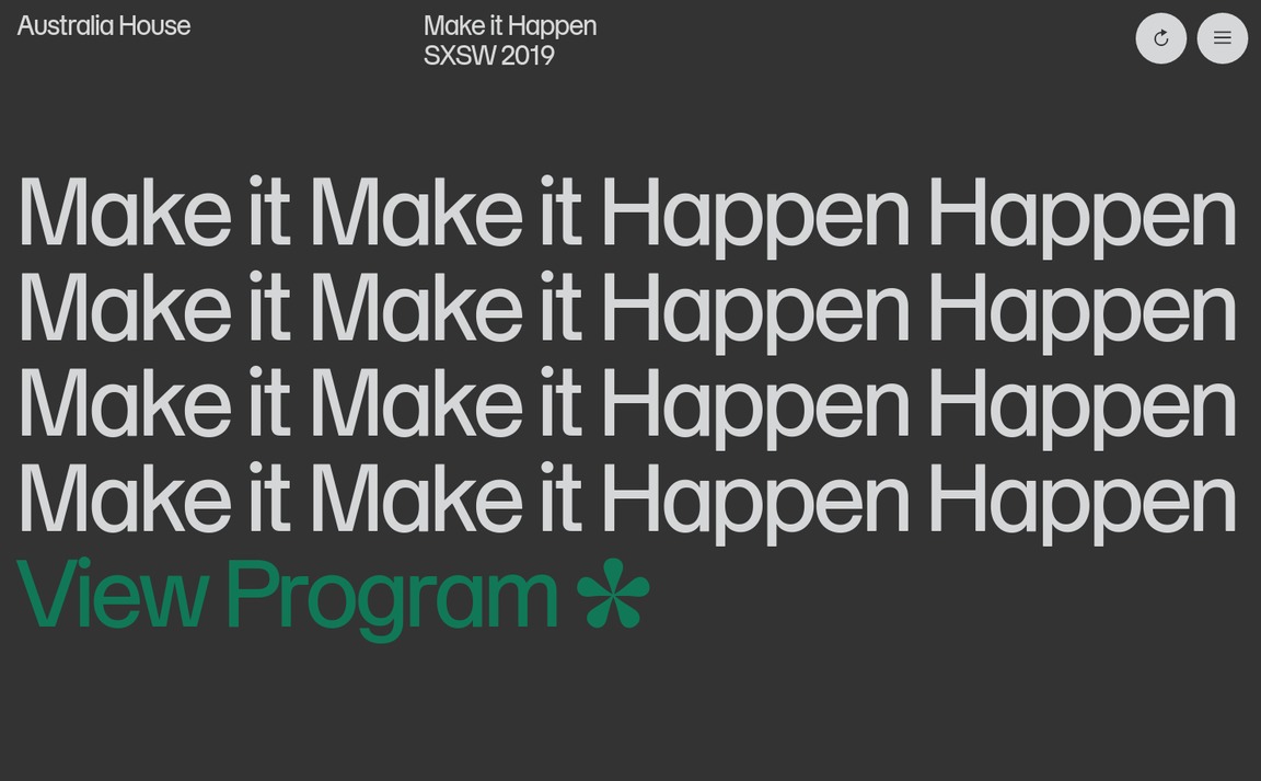 Web Design Inspiration - Australia House — Make it Happen