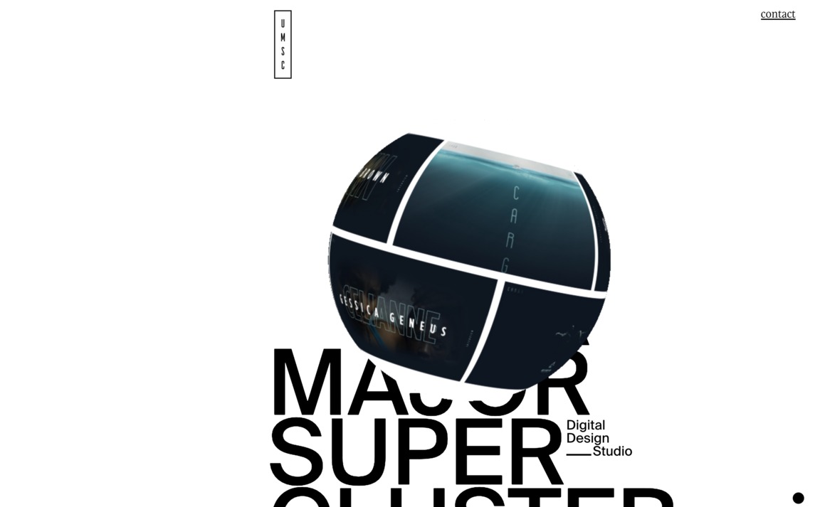 Web Design Inspiration - Ursa Major Supercluster