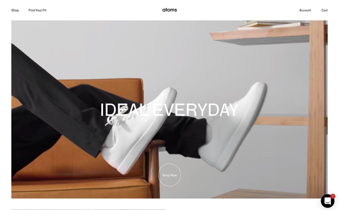 Web Design Inspiration - Atoms