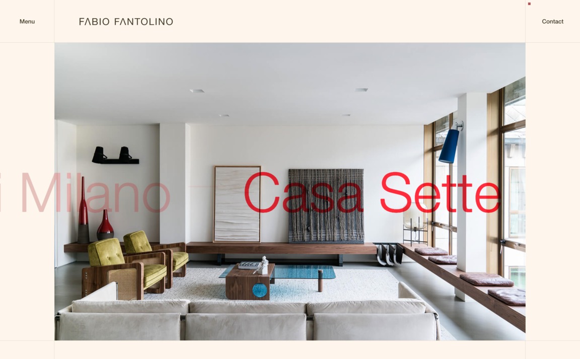 Web Design Inspiration - Fabio Fantolino
