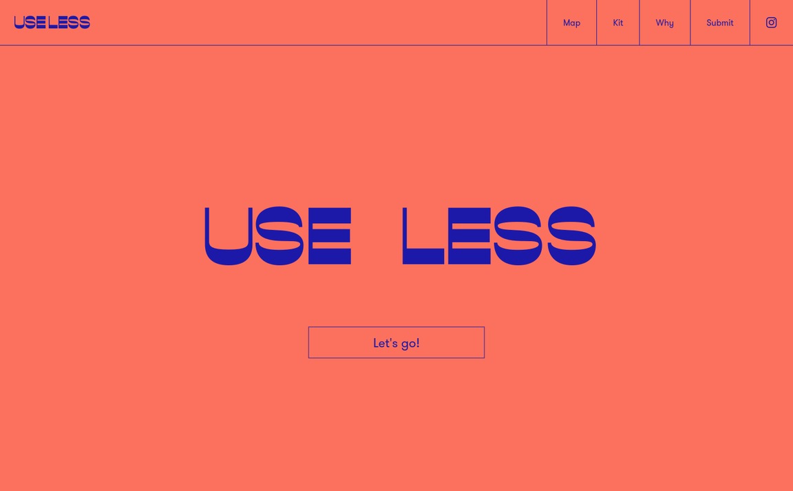 Web Design Inspiration - Useless