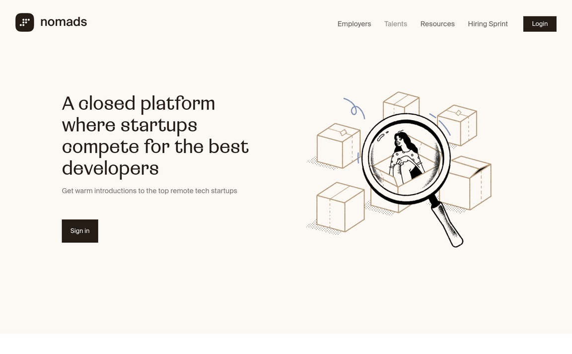 Web Design Inspiration - 6nomads
