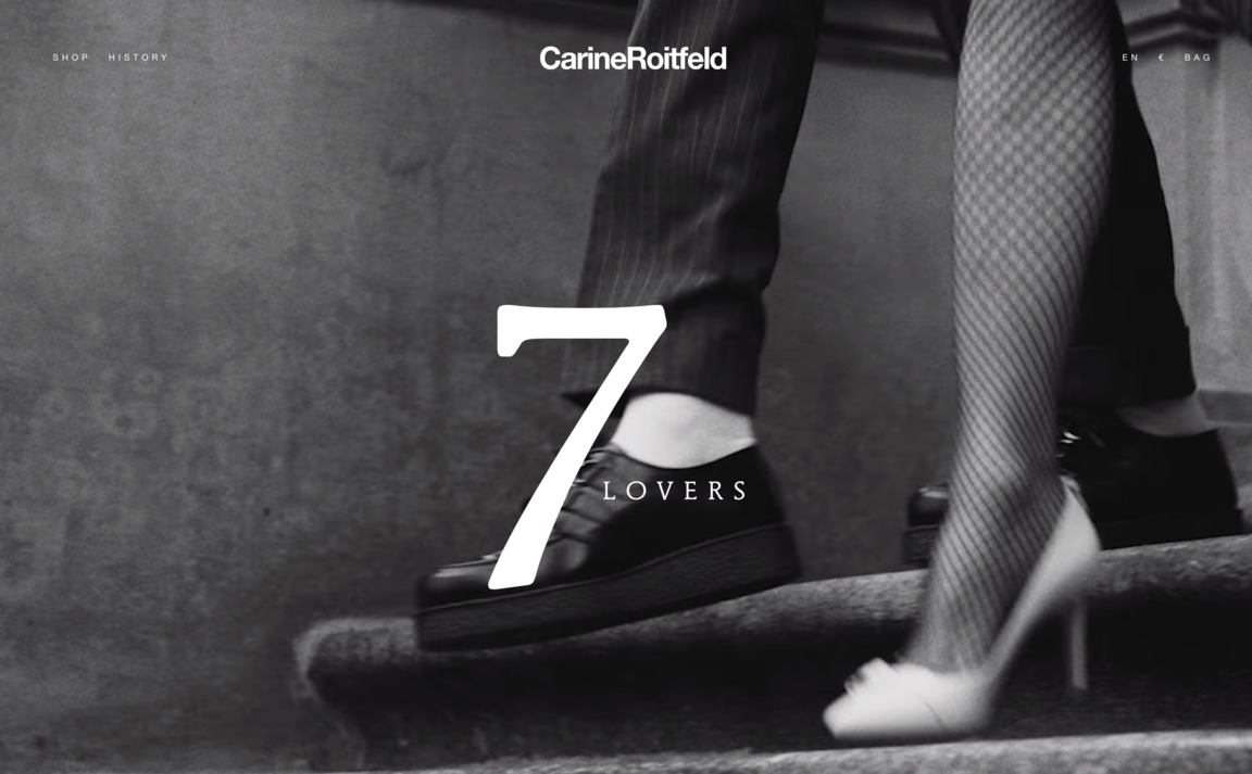 Web Design Inspiration - CarineRoitfeld