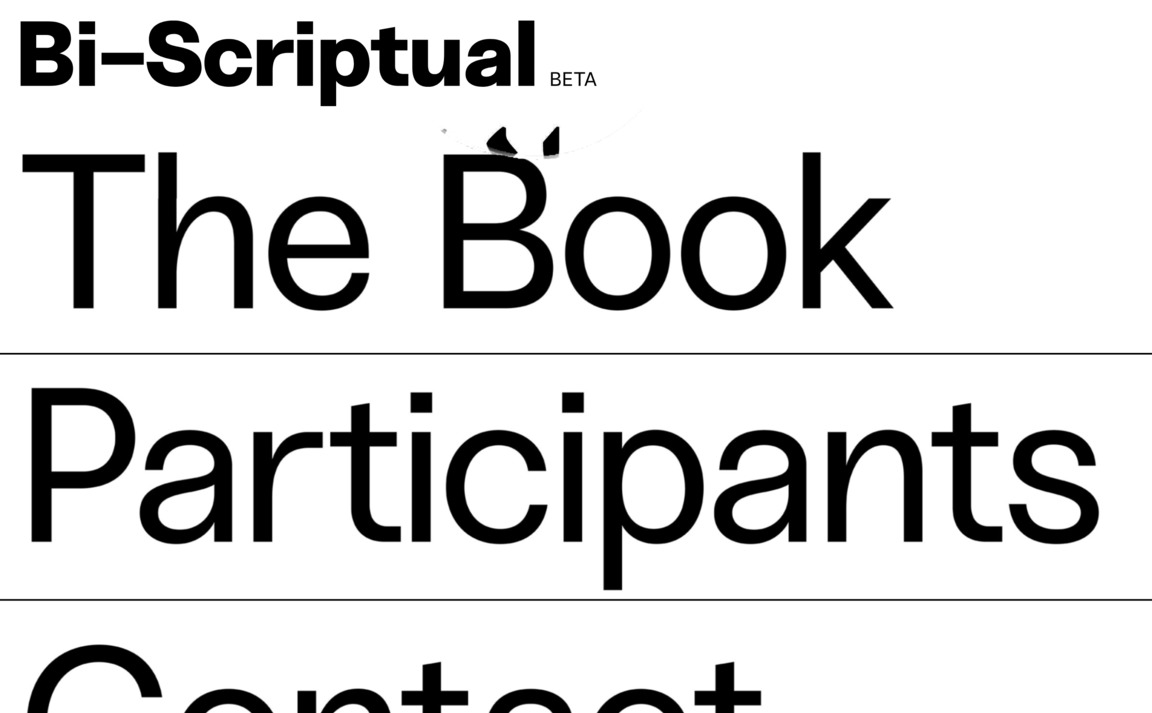 Web Design Inspiration - Bi Scriptual
