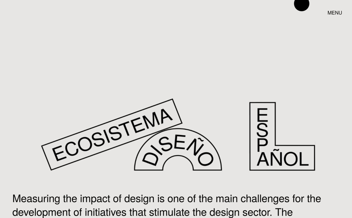 Web Design Inspiration - Ecosistema del Diseño