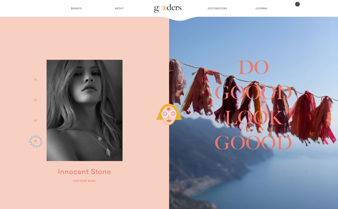 Web Design Inspiration - Goooders