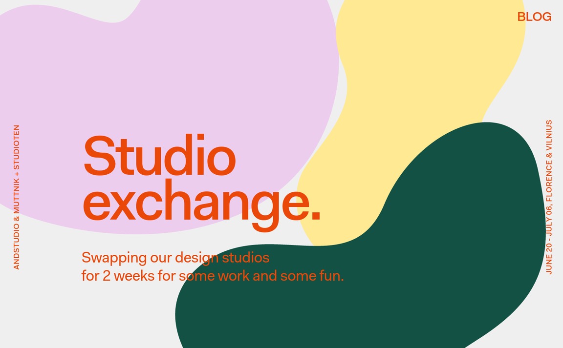 Web Design Inspiration - Studio Exchange