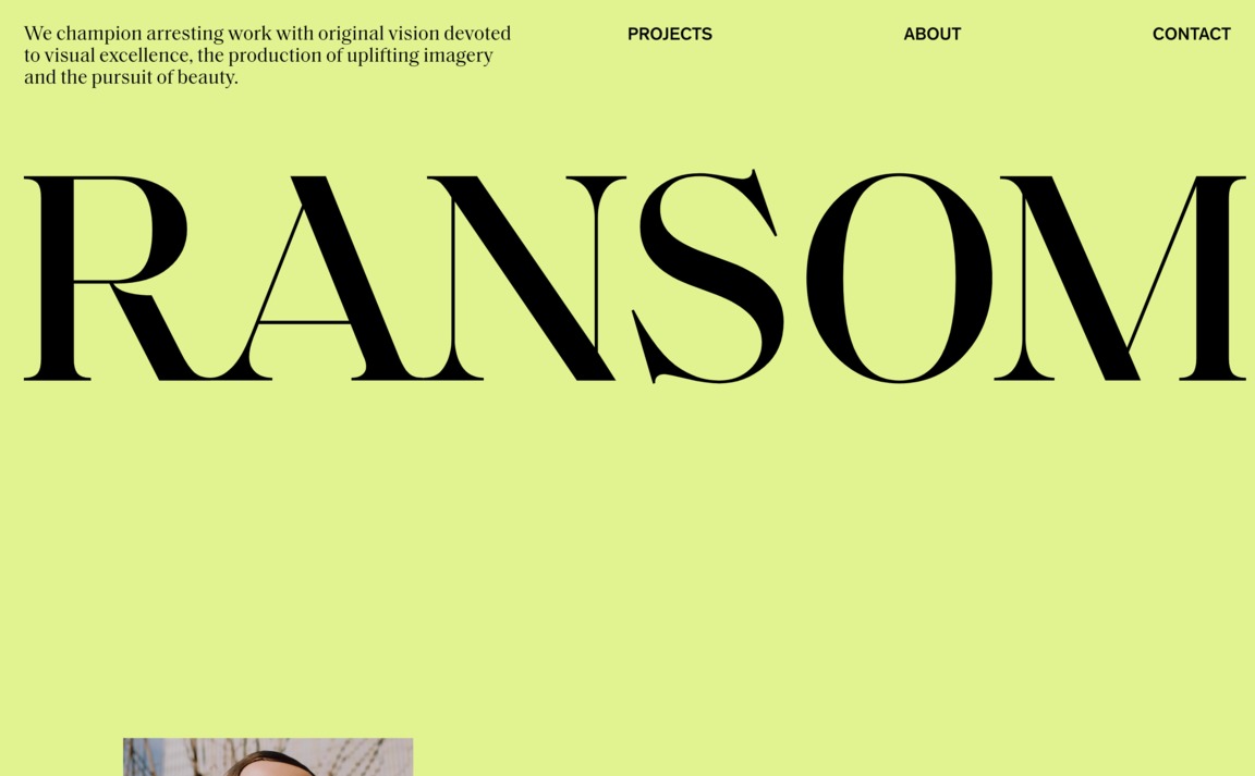 Web Design Inspiration - &Walsh